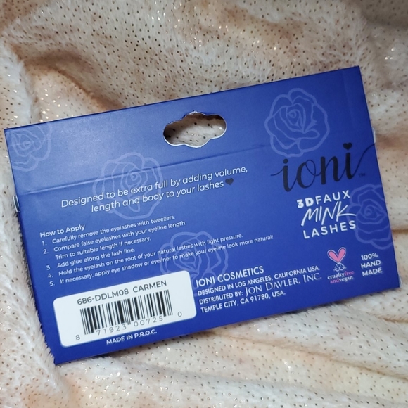 *RARE*Ioni 3d Faux Mink Lashes Halloween series - Picture 3 of 3